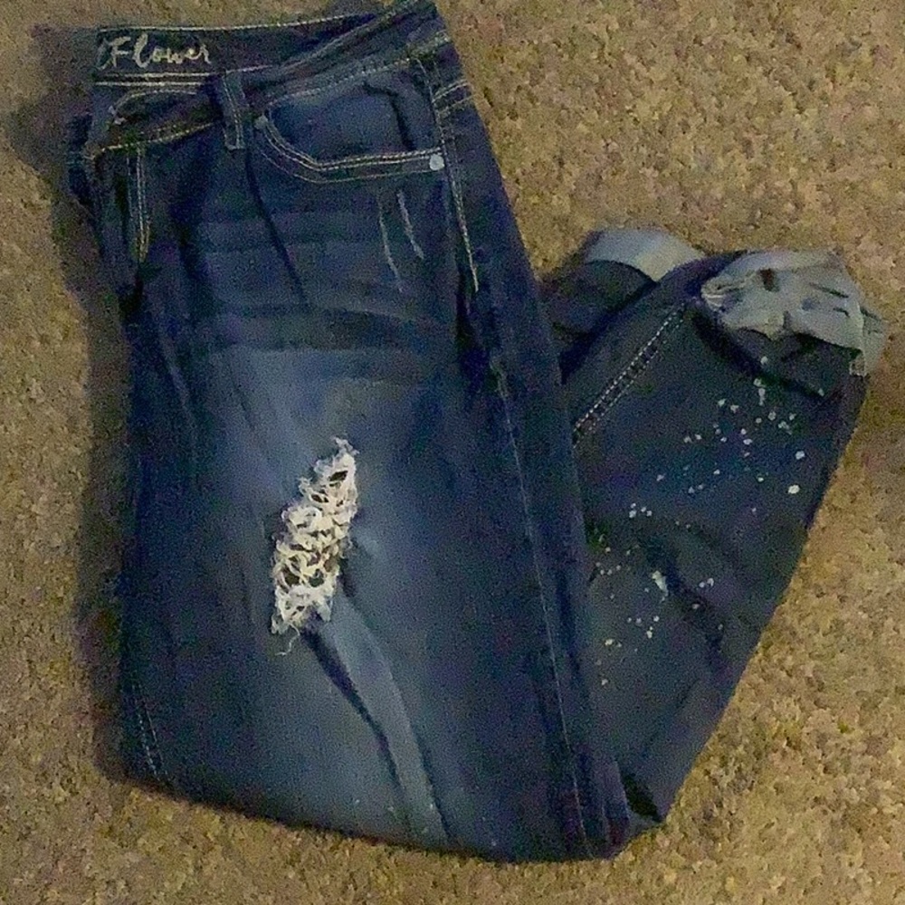 Wallflower distressed jeans